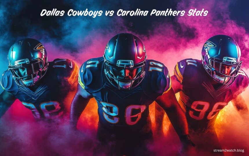 dallas cowboys vs carolina panthers stats